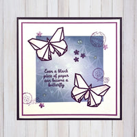 Nellie's Choice • Clear Stamps Foldtastic Origami A6