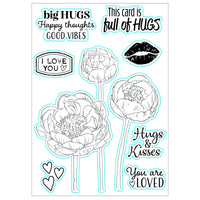 Nellie's Choice - Clear Stamp Set A6 Full Of Hugs