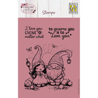 Nellie's Choice •Clear Stamps Gnome and Elf 3pcs
