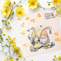 Nellie's Choice •Clear Stamps Gnome and Elf 3pcs