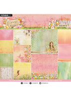Studio Light- designer Paper Pad - Background paper- Spring Meadow 36 sheets