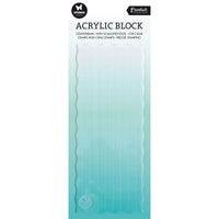Studio Light - Essentials Acryl Stamp Block for Clear and Cling Stamps with Grid 220MMx90MM