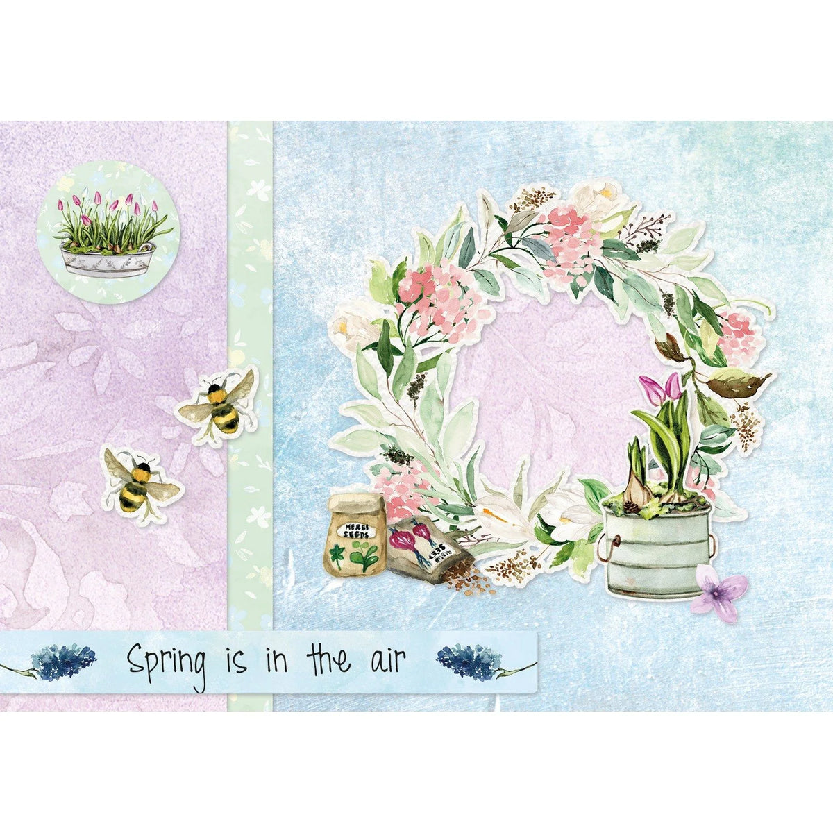 Studio Light - Essentials - A4 Die-Cut Paper Pad Garden Season ...
