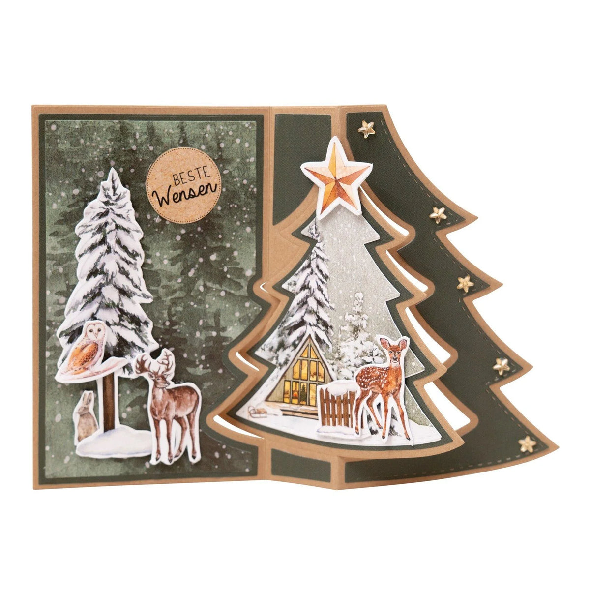 Studio Light • Essentials Die-Cut Paper Pad Festive Forest 20 sheets ...