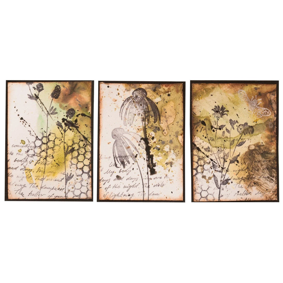 Studio Light -Essentials Clear Stamp Hive Background| Craftzone Australia