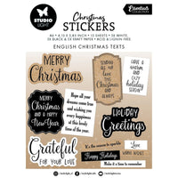 Studio Light • Essentials Sticker Pad Christmas Sentiments