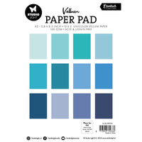 Studio Light • Essentials Vellum/Parchment/Pergamano Paper Pad Shades of Blue 24 SHEETS