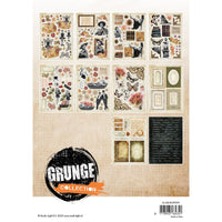 Studio Light - Grunge Collection Die-cut Paper Pad Paper Elements A5 size