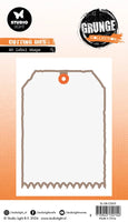 Studio Light • A6 Label shape - die -  Grunge Collection