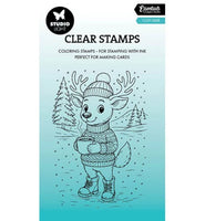 Studio Light  - Essentials - Clear Stamps -  Cozy Deer (SL-ES-STAMP895)