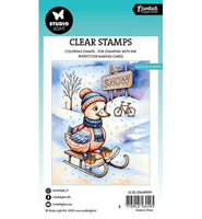 Studio Light  - Essentials - Clear Stamps - Duck on a Sleigh (SL-ES-STAMP899)