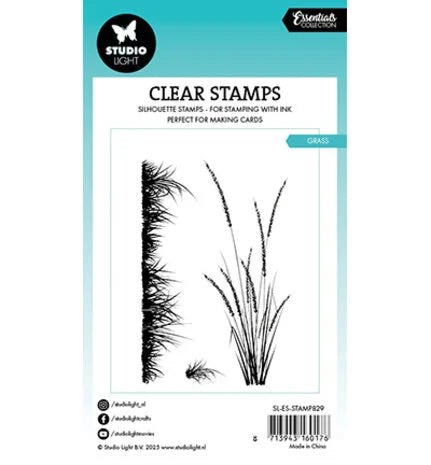 Studio Light - Essentials - Clear Stamps - Grass| Craftzone Australia
