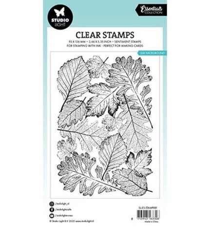 Studio Light - Essentials - Clear Stamps - Leaf Background (SL-ES-STAM ...