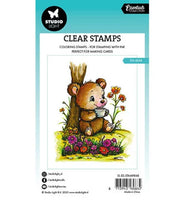 Studio Light - Essentials - Clear Stamps - Tea Bear (SL-ES-STAMP848)
