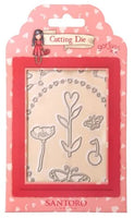 Santoro Gorjuss - Collectable  Cutting Dies Summer Hearts, Butterflies & Flowers