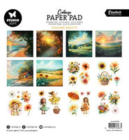 Studio Light -Summer Beauty 8x8 Inch Collage Paper Pad