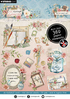 Studio Light  - Vintage Diaries - Die-cut Paper Pad - Vintage Elements