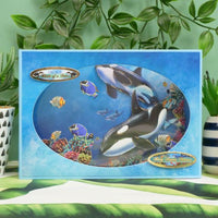 Hunkydory -  Die-cuts - Into the Wild Deco-Large Set - A Whale of a Time