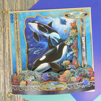 Hunkydory -  Die-cuts - Into the Wild Deco-Large Set - A Whale of a Time