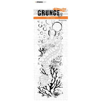 Studio Light - Clear Stamp- Grunge Collection - Seahorse