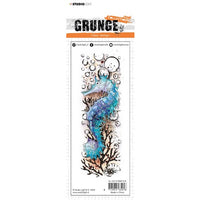 Studio Light - Clear Stamp- Grunge Collection - Seahorse
