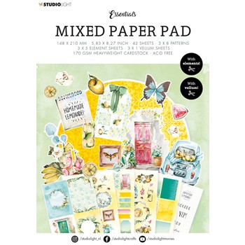 Studio Light - Essentials - Mixed Paper Pad - Fresh Citrus| Craftzone ...