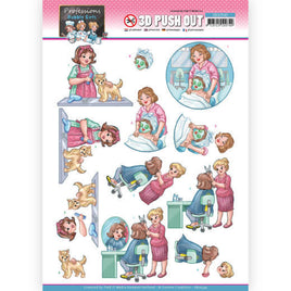 3D - Die Cut - Bubbly Girls Proffessions