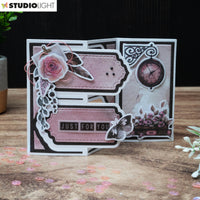 Studio Light - Essentials - Cutting Dies - Zig Zag card shape die set No 448