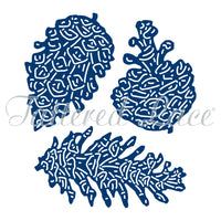 Tattered Lace dies - Festive Pine Cones