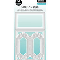 Studio Light - Essentials - Cutting Dies - Zig Zag card shape die set No 448