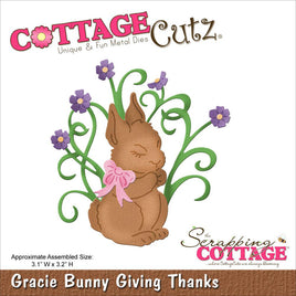 Cottage Cutz - Gracie Bunnie Giving Thanks