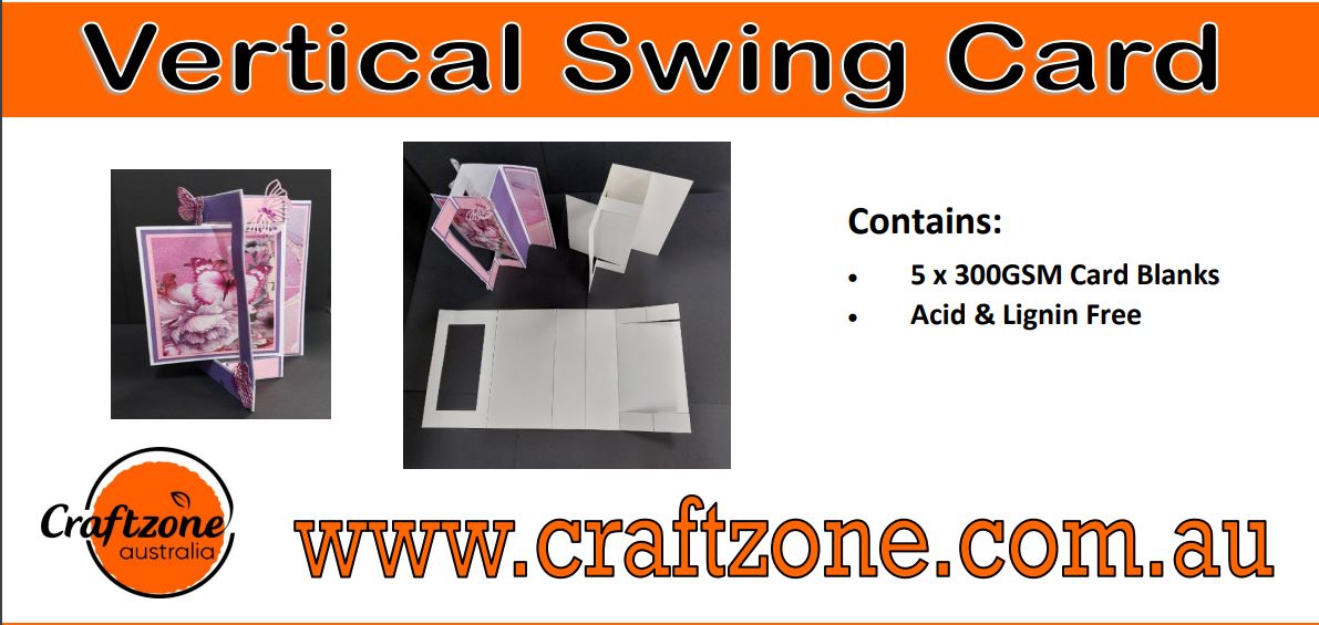 Vertical Swing Card Craftzone Australia