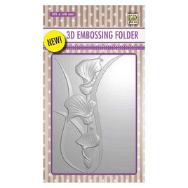 Nellie's Choice - 3D Embossing Folder Arums