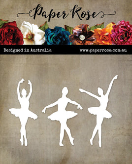 Paper Roses -  Die - Ballerina Trio 1