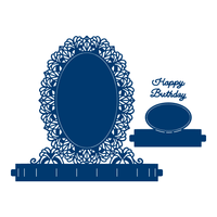 Tattered Lace Dies - Flectere Oval Fancy Foundation Die Set