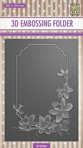 Nellie's Choice - 3D EMBOSSING folder "Flowers Daffodil"