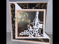 Craftzone - Pre Scored Cards - Square Twisted Corner Card Pkt 5