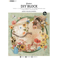 Studio Light • Essentials DIY Block Aged Wildflowers
