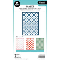 Studio Light - Mask/Stencil  - Floral Pattern - Essentials No 177
