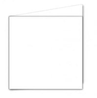 Square Creased Card Pkt 10 cards