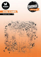Studio Light - Clear Stamp Forest Deer - Grunge Collection