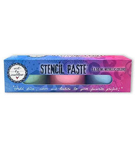 Art by Marlene - Stencil Paste Set of 3 x 50ml - Essentials nr.07