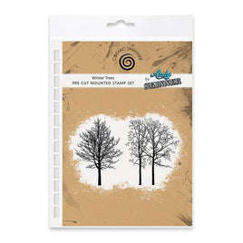Andy Skinner Design - Pre Cut Rubber Stamp Set - Winter Trees