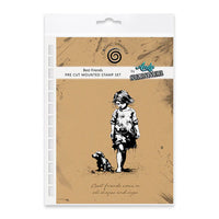 
              Andy Skinner Design - Pre Cut Rubber Stamp Set - Best Friends
            