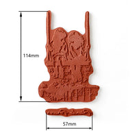 
              Andy Skinner Design - Pre Cut Rubber Stamp Set - Friends Forever
            