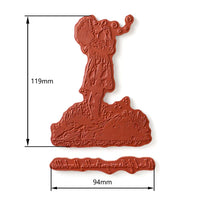 
              Andy Skinner Design - Pre Cut Rubber Stamp Set - Blowing Bubbles
            