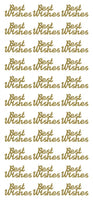 
              Peel-Off Stickers - Best Wishes 1.1020G & 1.1020S
            