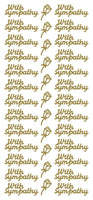 
              Peel-Off Stickers - With Sympathy 5271G & 5271S
            