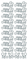 
              Peel-Off Stickers - Happy Birthday / Hearts 292
            