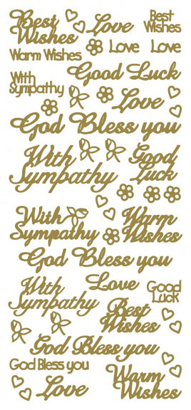 Peel-Off Stickers - Warm wishes 483